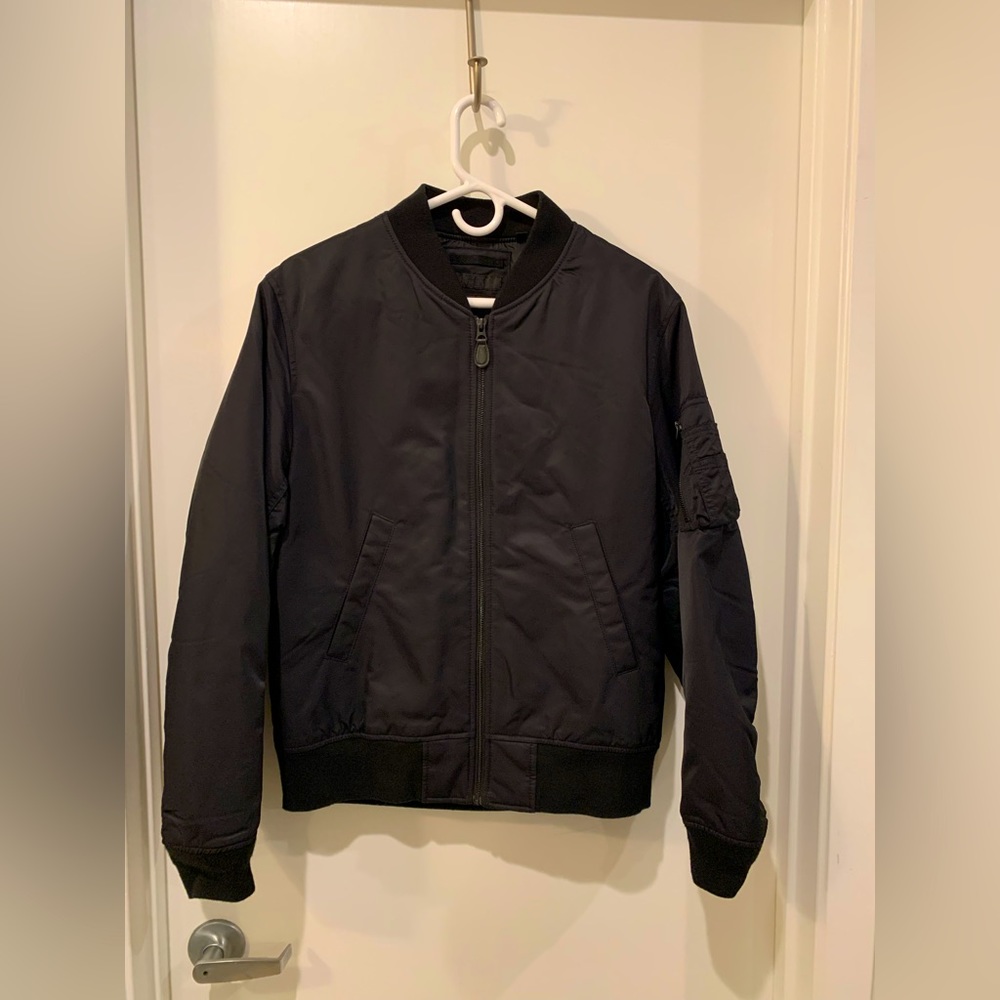 Uniqlo MA-1 Blouson, Black, Size XS